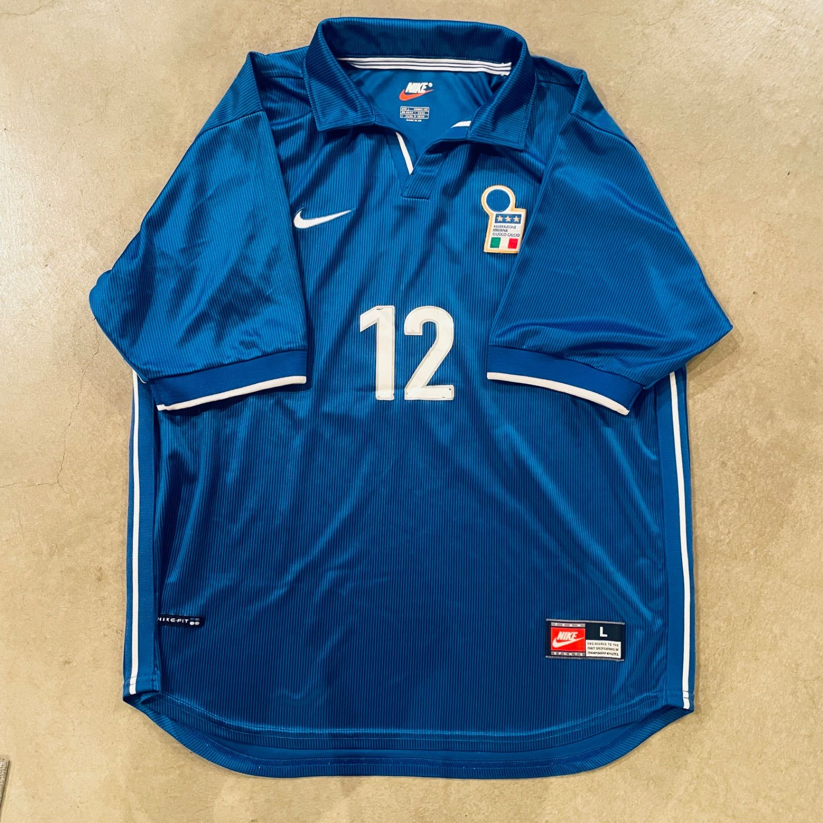 イタリア代表 ユニフォーム 12 当時物 レア 希少 - メルカリ