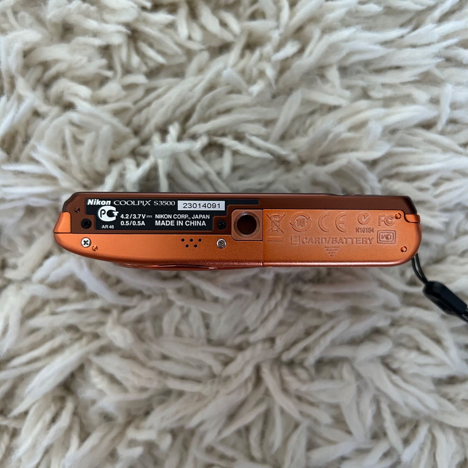 4420 Nikon COOLPIX S3500 オレンジ デジカメ 希少カラー Nikon