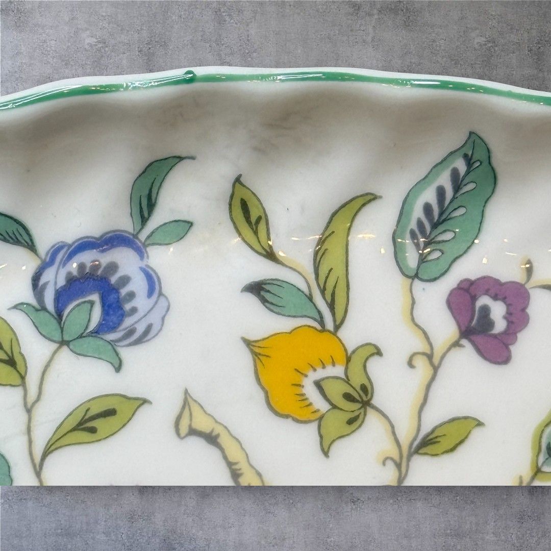 ミントン MINTON ハドンホール 楕円プレート 32cm ボーンチャイナ 花柄