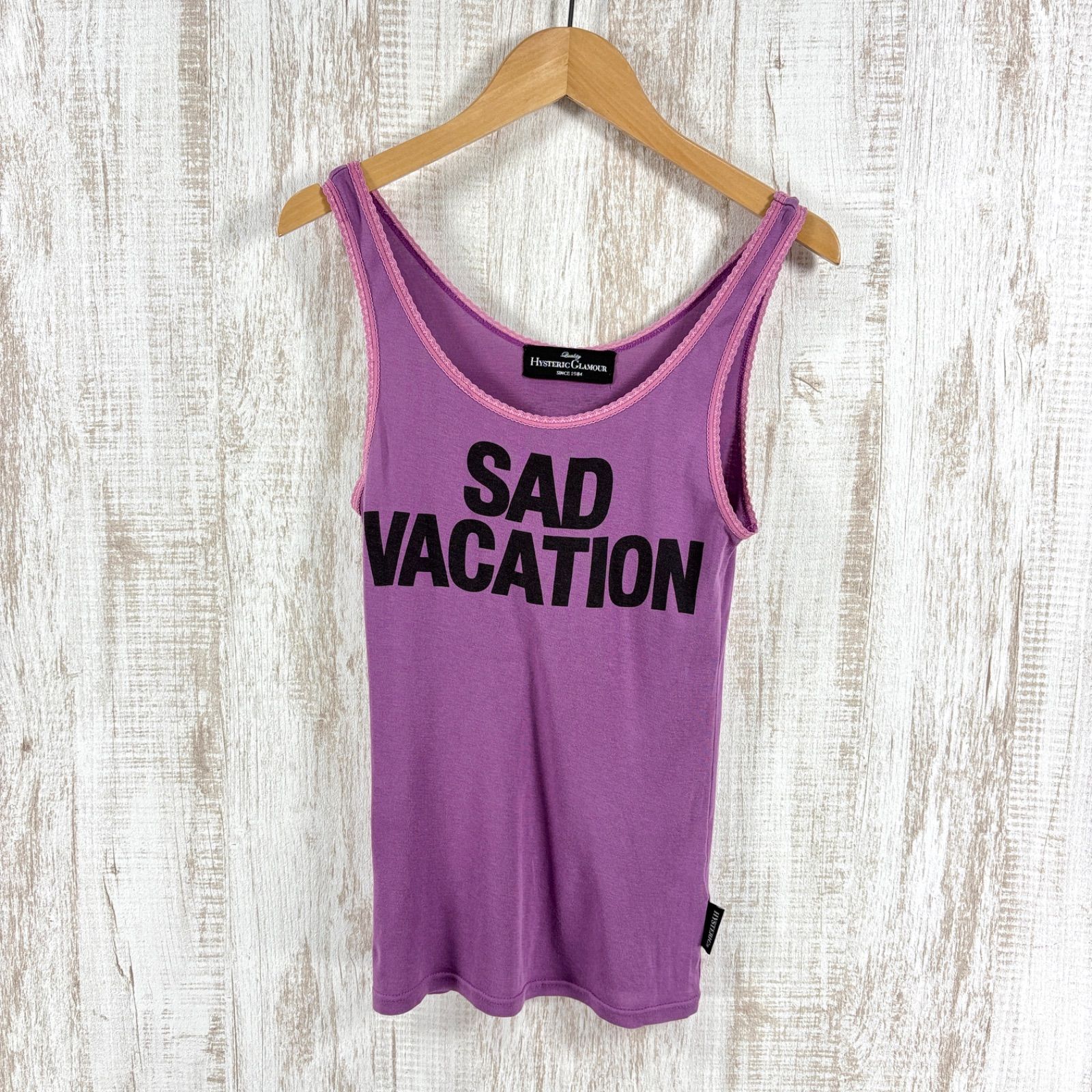 レディース 激レア 00s HYSTERIC GLAMOUR SAD VACATION オゾン 
