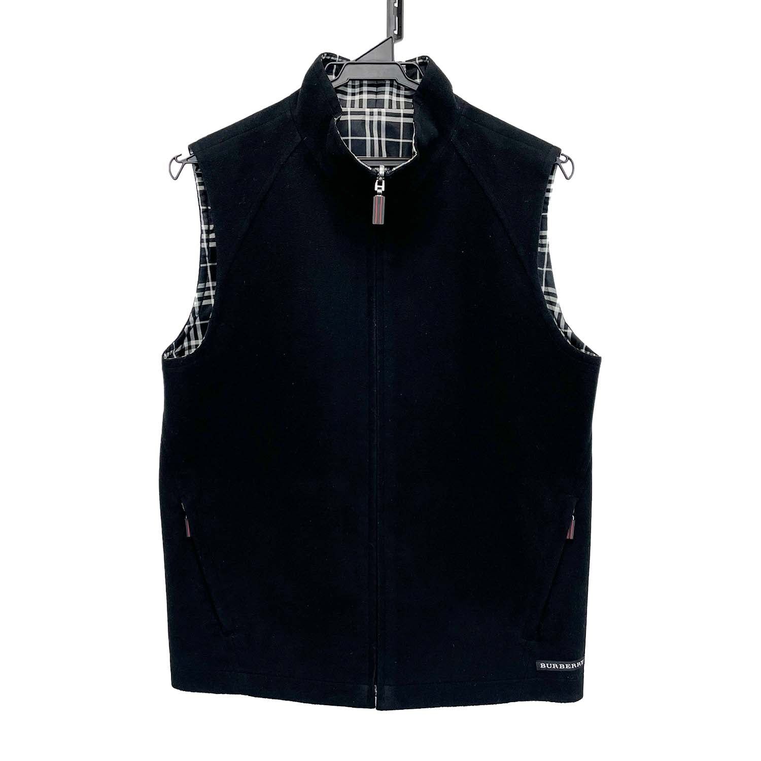 BURBERRY GOLF バーバリー ベスト サイズM リバーシブル フリース