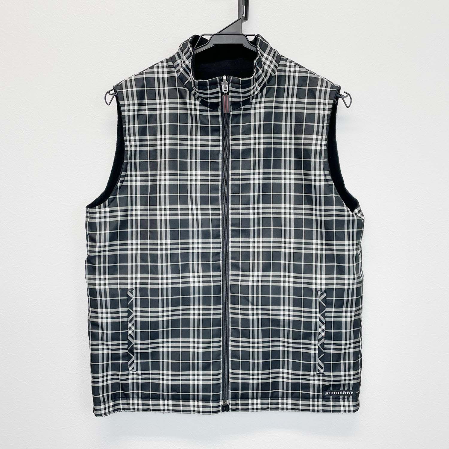 BURBERRY GOLF バーバリー ベスト サイズM リバーシブル フリース