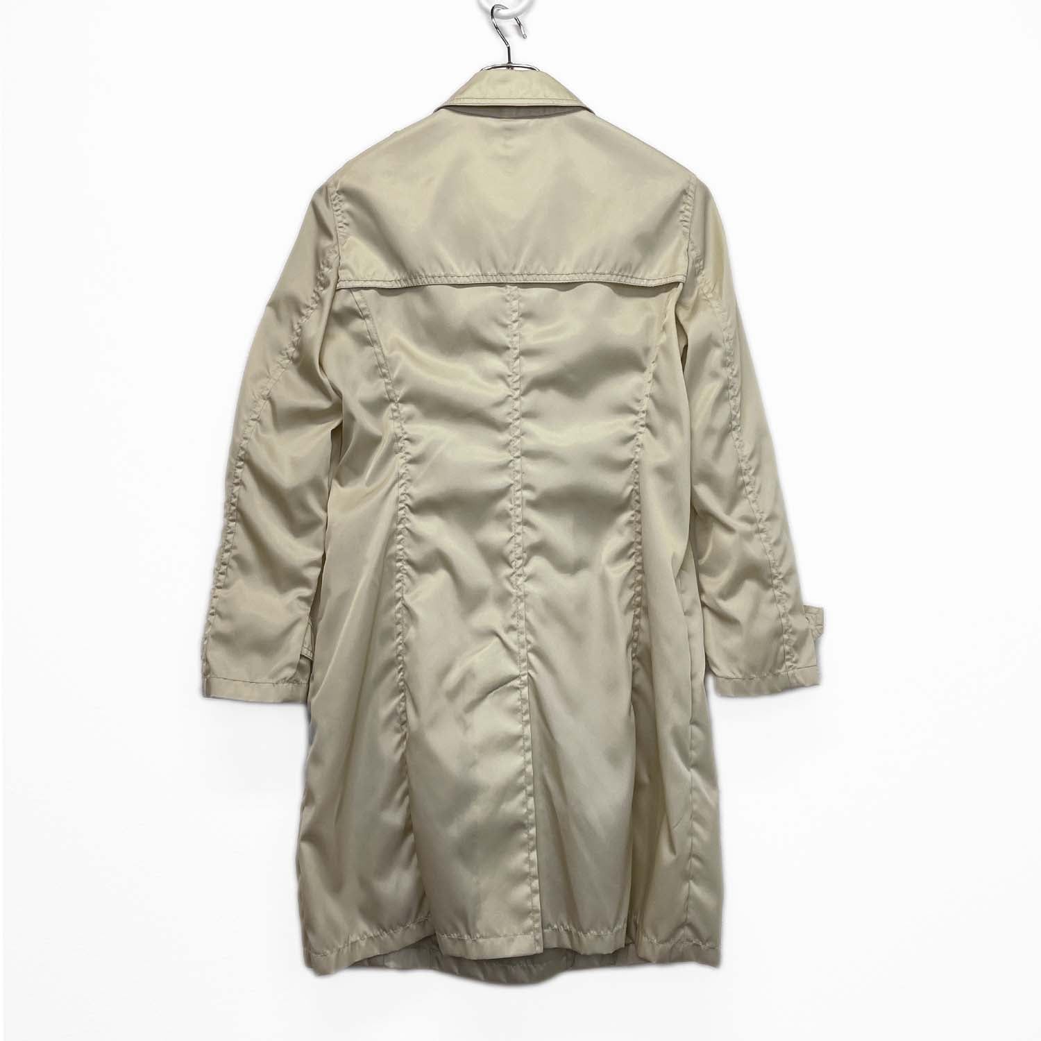 PRADA プラダ サイズ42トレンチコート トライアングルロゴ 三角