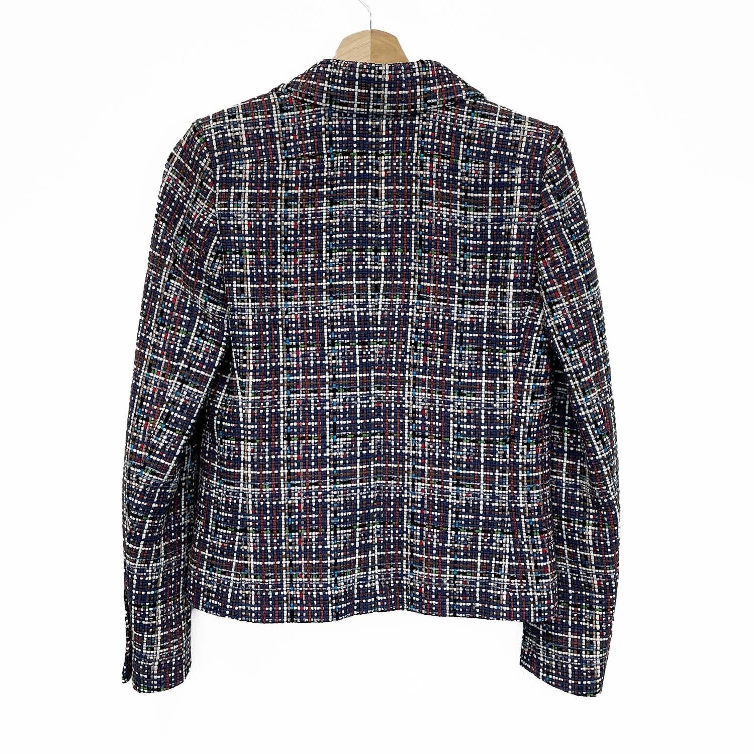 CHANEL シャネル 34 ココボタン ツイード ジャケット ココマーク釦 P56