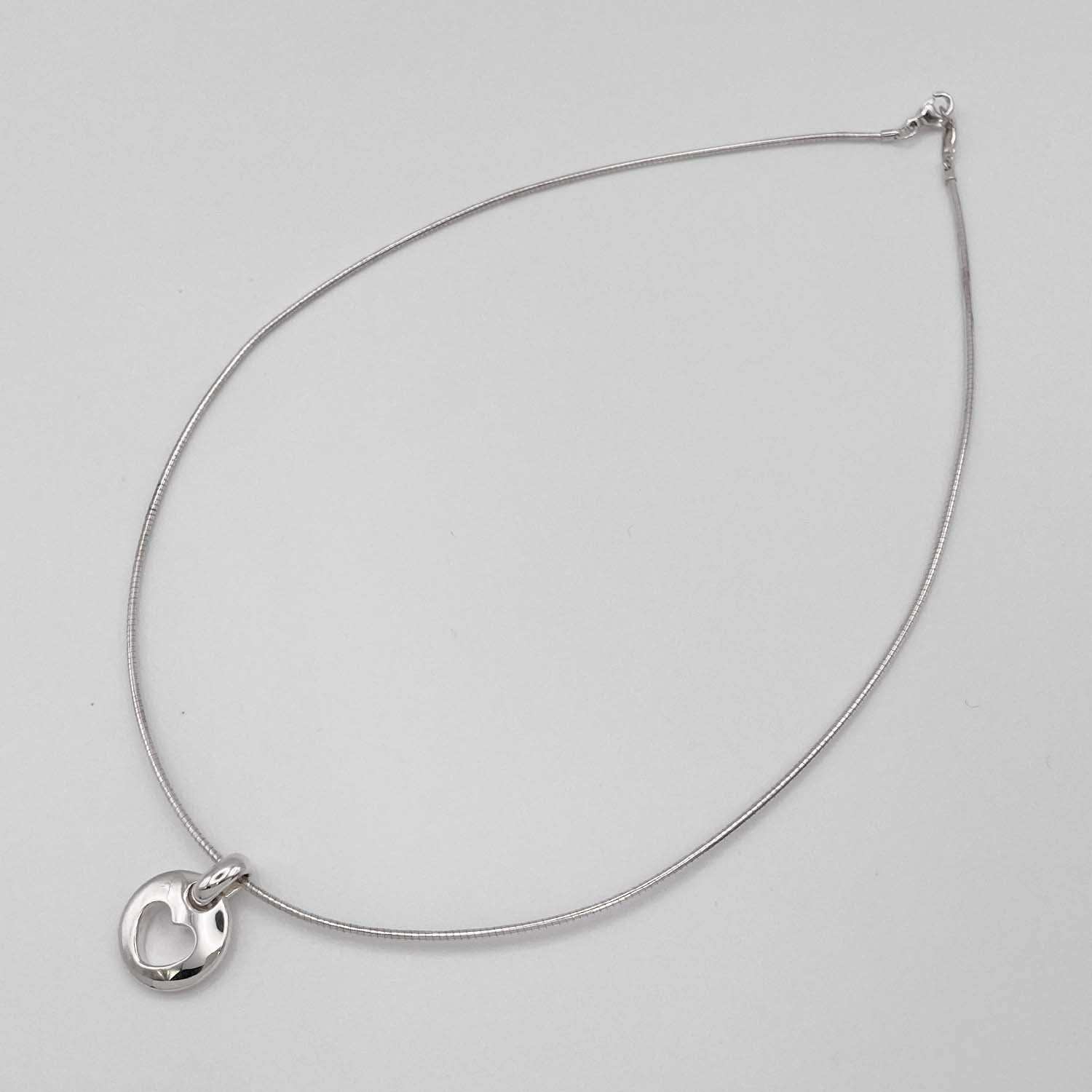 Tiffany&Co. ティファニー ピアスドハート ネックレス チョーカー