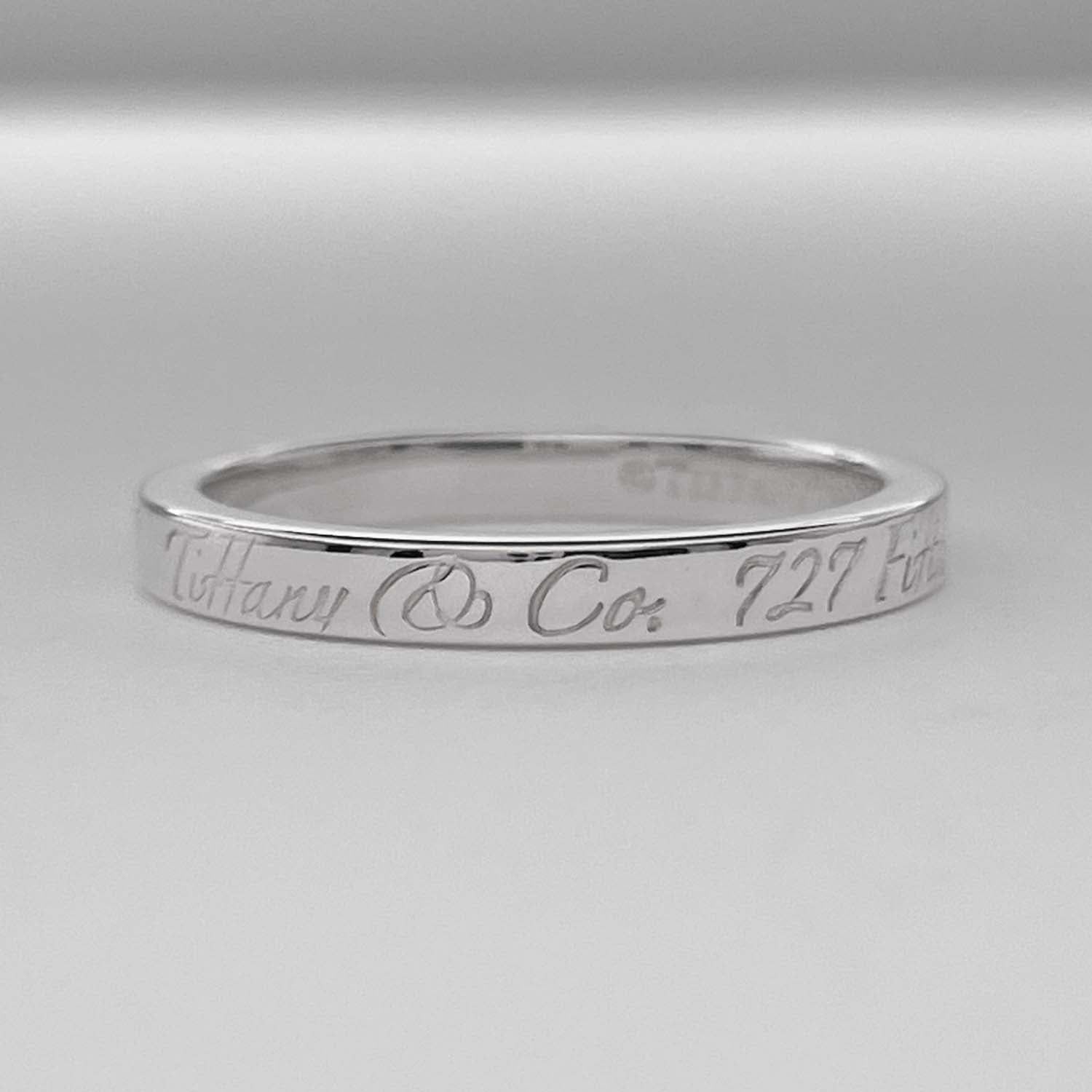 Tiffany&Co. ティファニー 16号 ノーツ リング SV925 新品仕上済