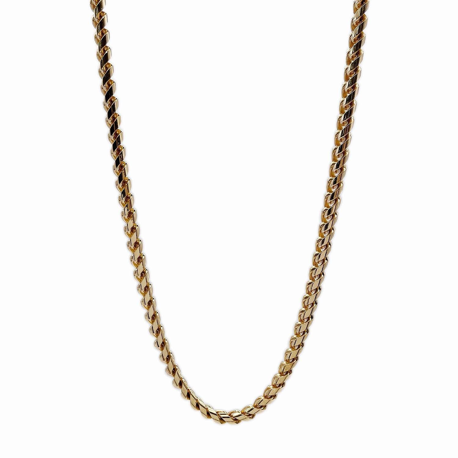 DIOR ディオール ネックレス 82cm 喜平 ロング チェーン 太め