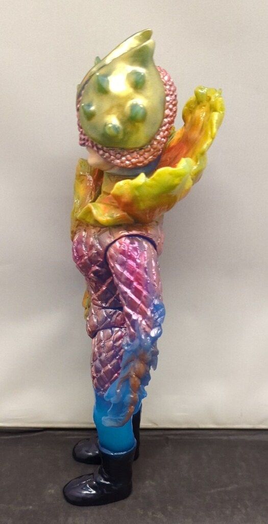 ヤモマーク 大怪獣シリーズ ビラビラン(青成型/メタピンク/金/赤/黒