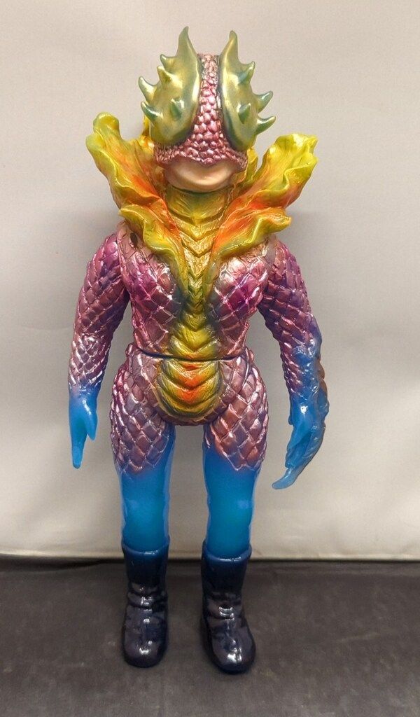 ヤモマーク 大怪獣シリーズ ビラビラン(青成型/メタピンク/金/赤/黒