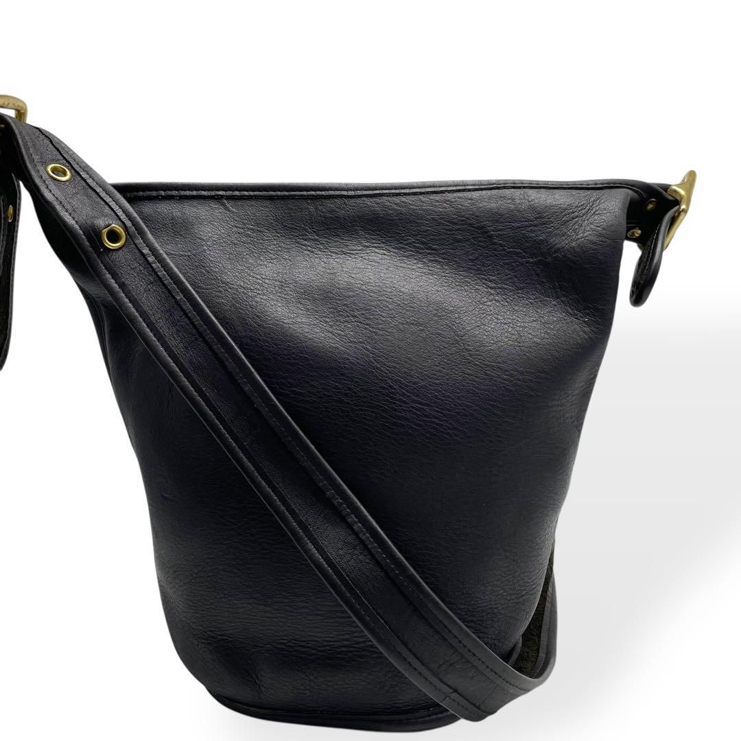 美品 COACH オールドコーチ ショルダーバッグ USA製 バケツ型 9953