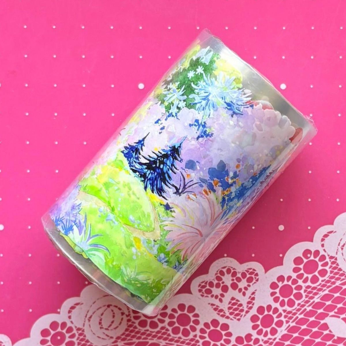 4269 贝壳光 6cm×10m 桃香泡泡 海外マスキングテープ 4269 贝壳光 6cm×10m 桃香泡泡 海外マスキングテープ