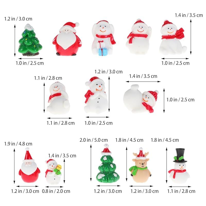 迅速発送】Artibetter 13pcs クリスマス ミニ クリエイティブ