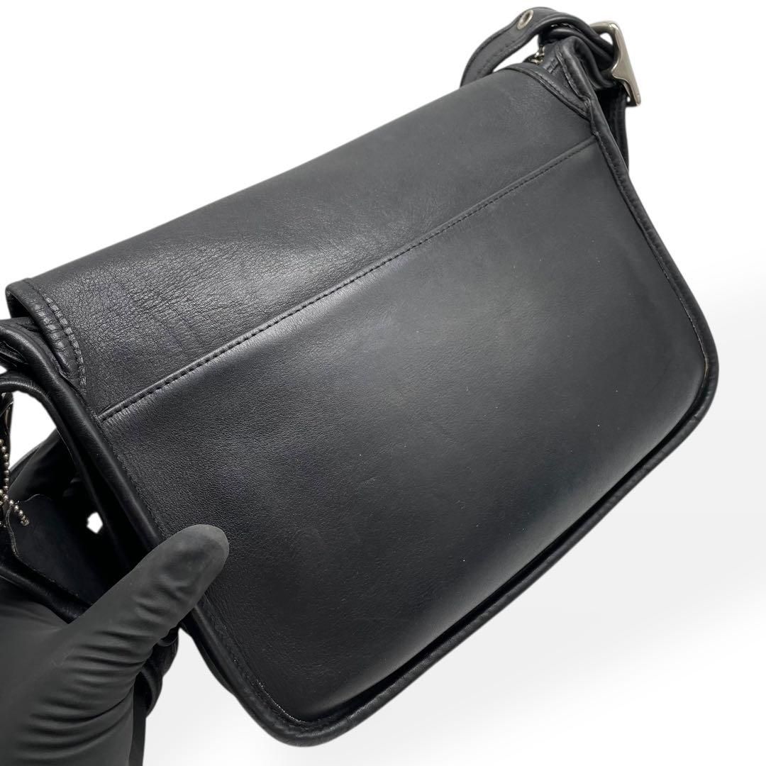 美品 COACH オールドコーチ ショルダーバッグ グラブタンレザー 9951