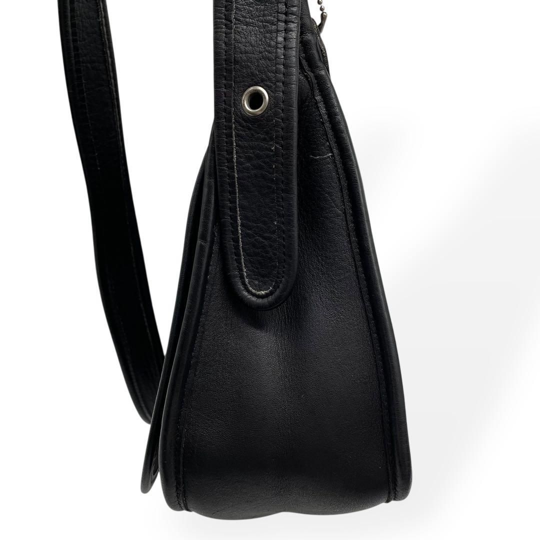 美品 COACH オールドコーチ ショルダーバッグ グラブタンレザー 9951