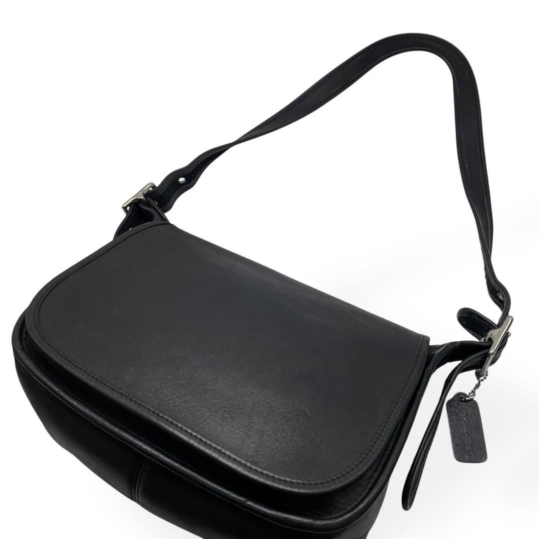 美品 COACH オールドコーチ ショルダーバッグ グラブタンレザー 9951