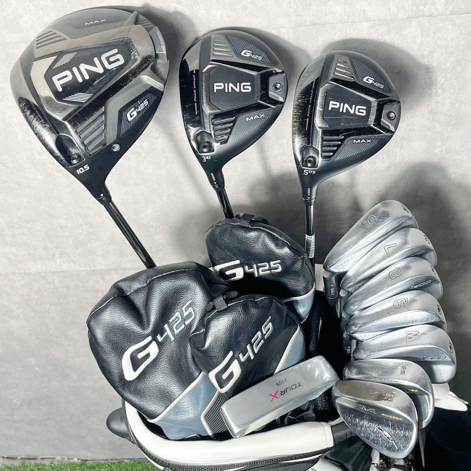 【貴重レフティ】PING ピン G425 MAX ゴルフクラブセット 10本 左 貴重レフティ】PING G425 MAX ゴルフクラブセット 11本 S メンズ 左