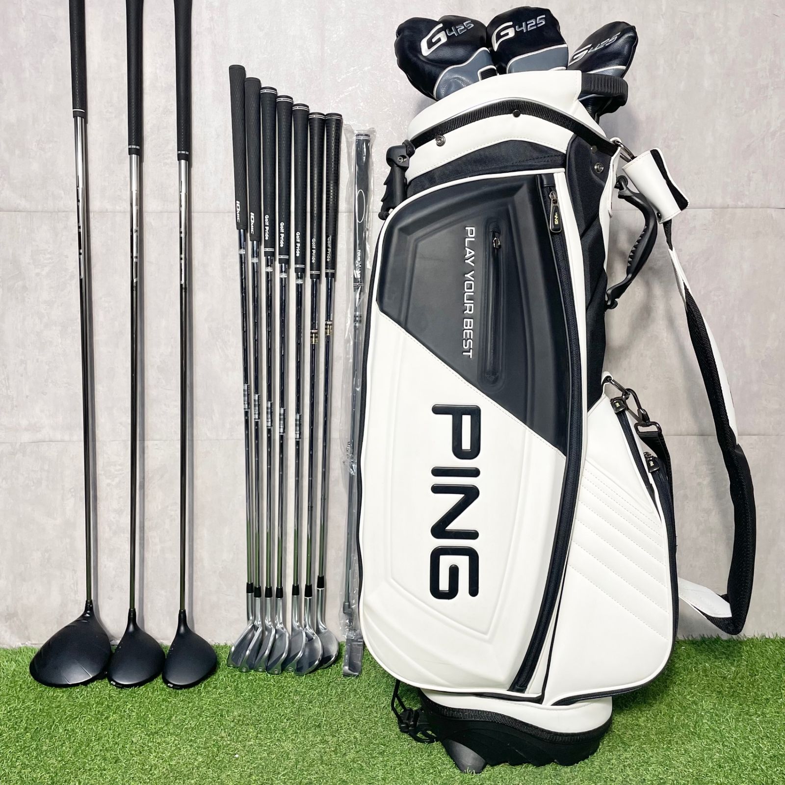 貴重レフティ】PING G425 MAX ゴルフクラブセット 11本 S メンズ 左