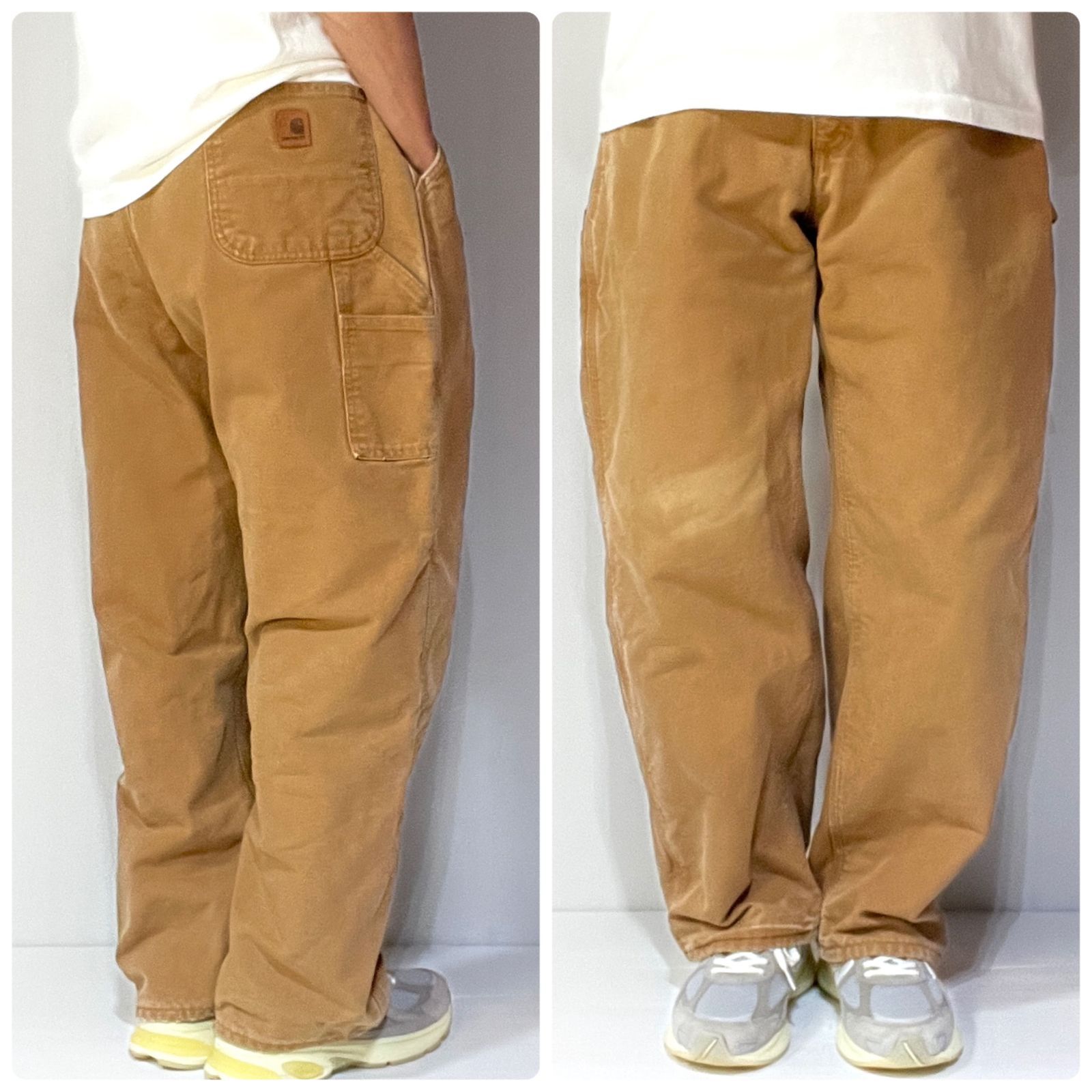 Carhartt カーハート W40L30 ヘビーダック地 チェックネルライナー 