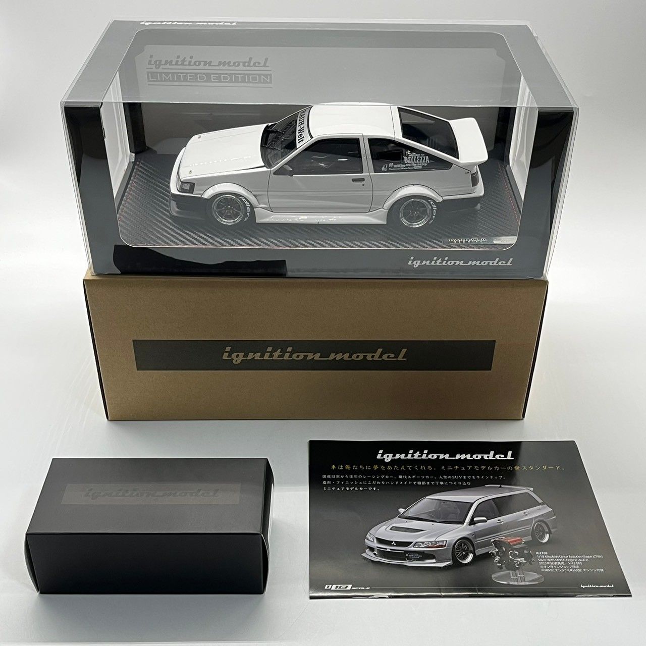 エンジン付き】イグニッションモデル 1/18 RWB AE86 エンジン付 IG2968