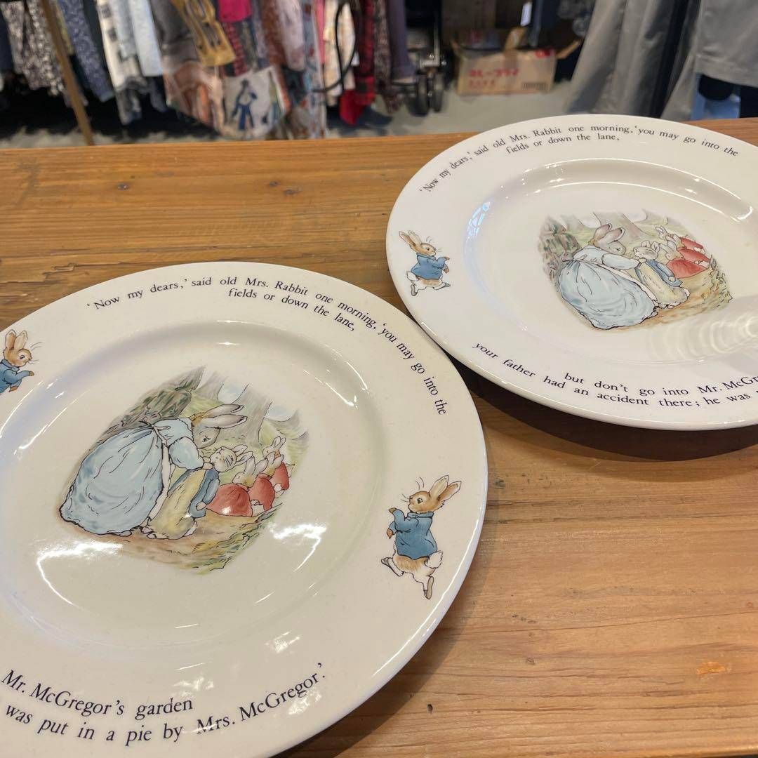 ピーターラビット ウェッジウッド お皿 ピーターラビット ウェッジウッド Wedgwood 英国製 プレート 約 20cm