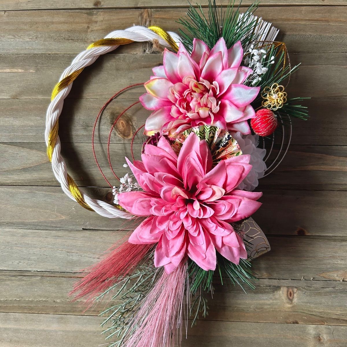 ◇2024年◆しめ縄リース◇しめ縄◇お正月用飾り 超早割2024 しめ縄 正月飾り しめ飾り 年賀状2024 しめ縄飾り お正月