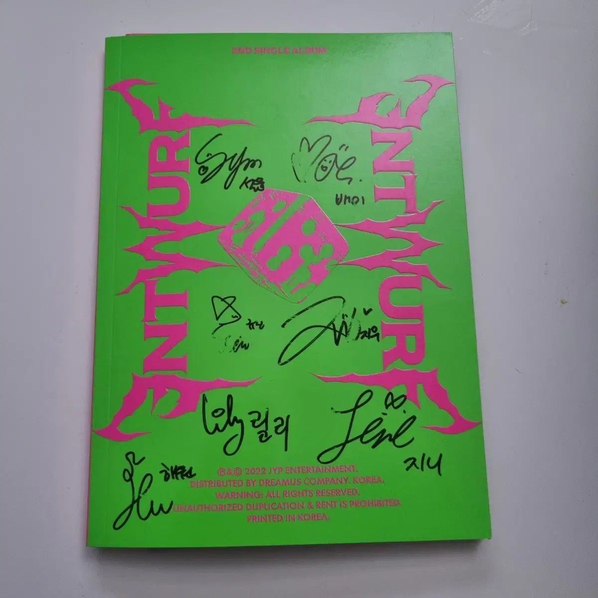 NMIXX（エンミックス・エンミ）ENTWURF サイン アルバム - メルカリ