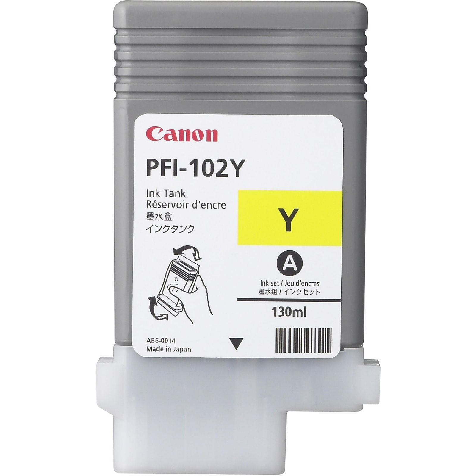 Canon 純正インクタンク イエロー PFI-102Y 0898B001 - メルカリ