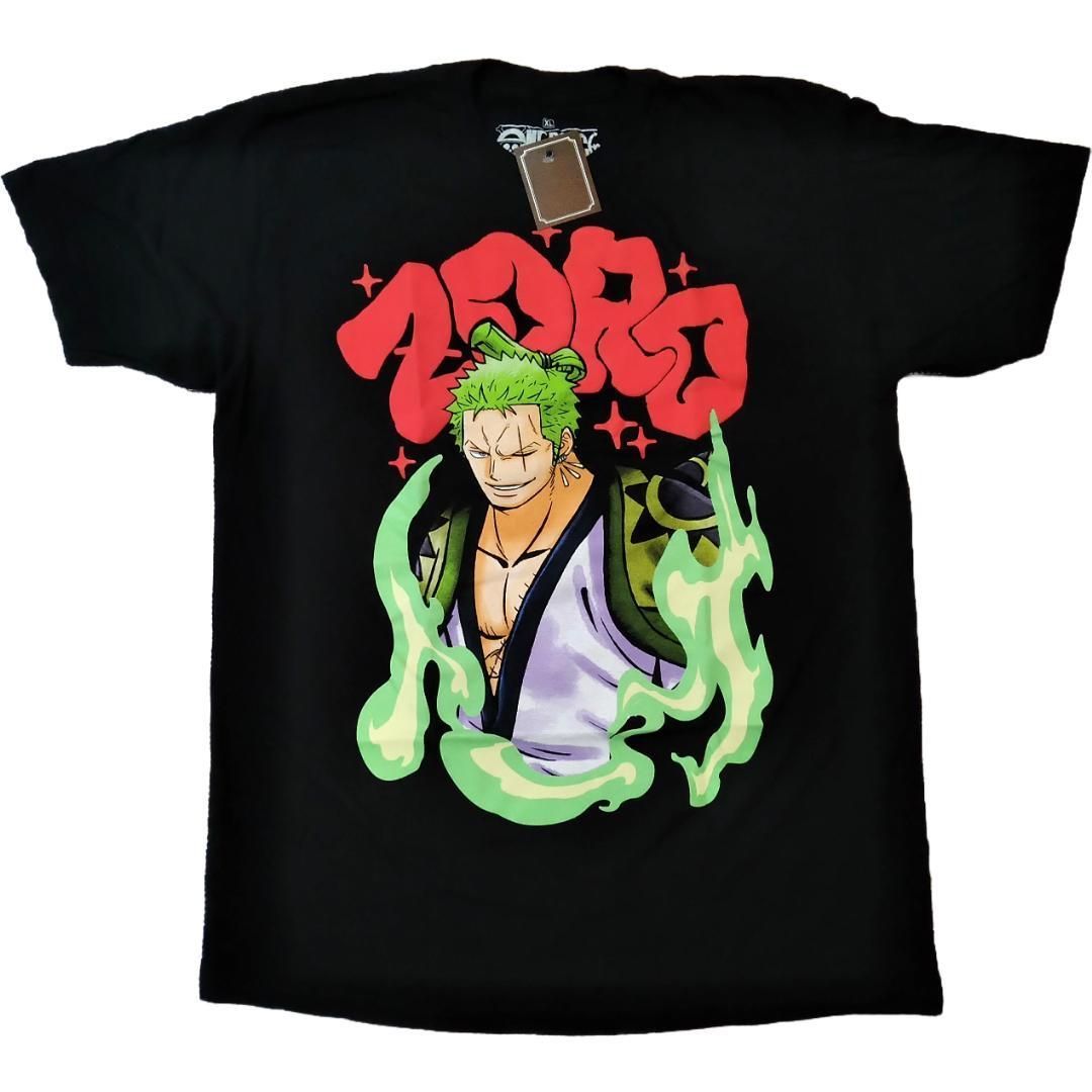 新品 ワンピース 4L one piece Tシャツ ロロノア ゾロ 3XL済 ワンピース Tシャツ XL 黒 one pice ロロノア・ゾロ アニメT * - メルカリ