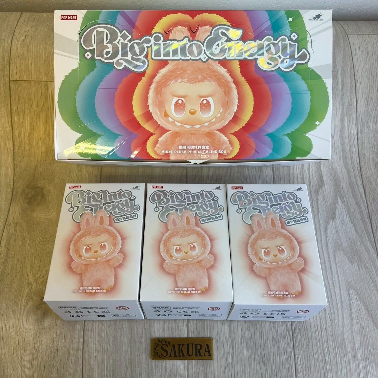 正規品・未開封】 Labubu Big into Energy 3ピース ラブブ ポップ