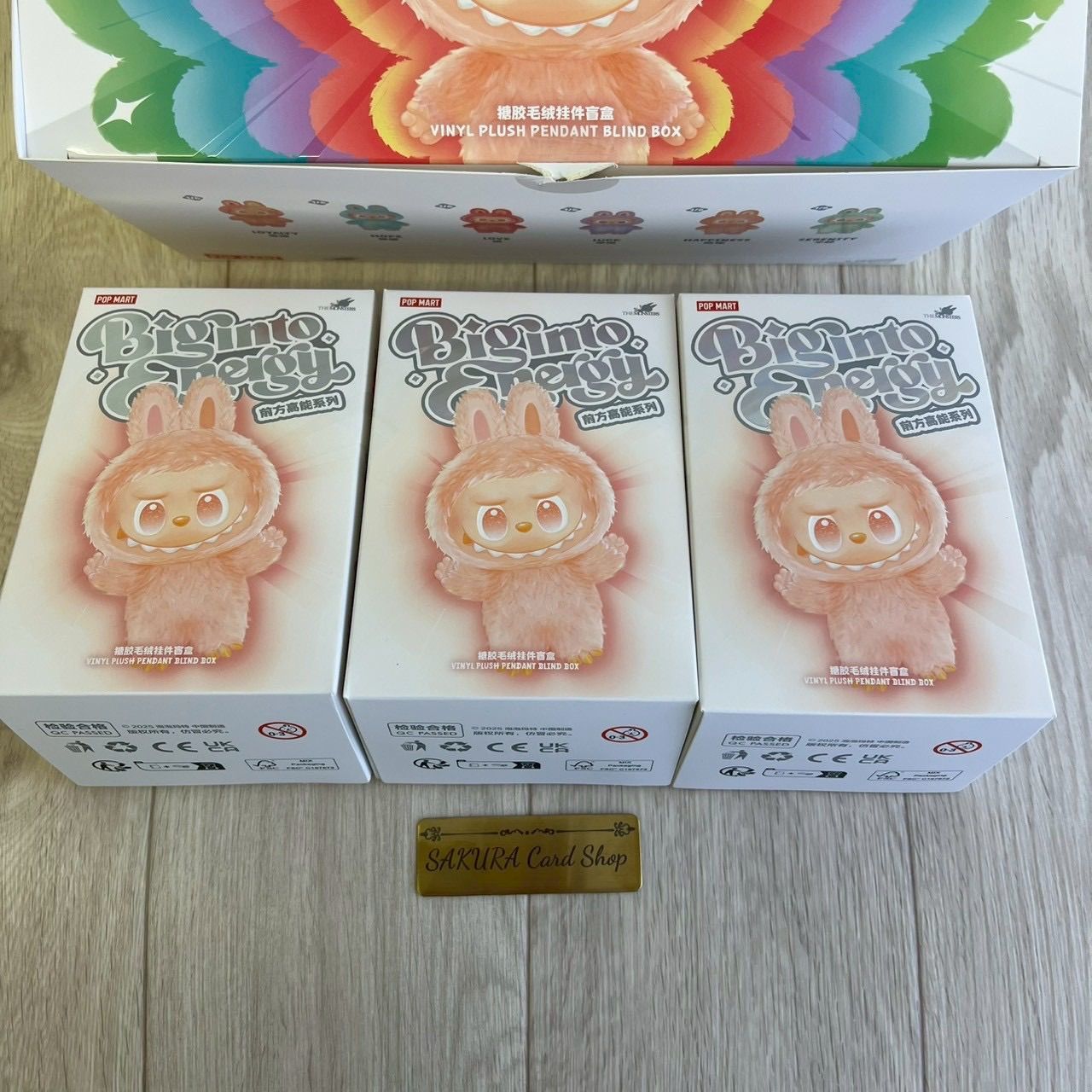 正規品・未開封】 Labubu Big into Energy 3ピース ラブブ ポップ