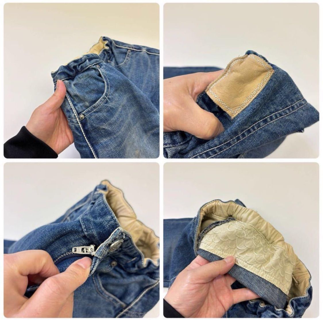 ミナペルホネン　デニム　キッズ　130cm always デニム - minä perhonen