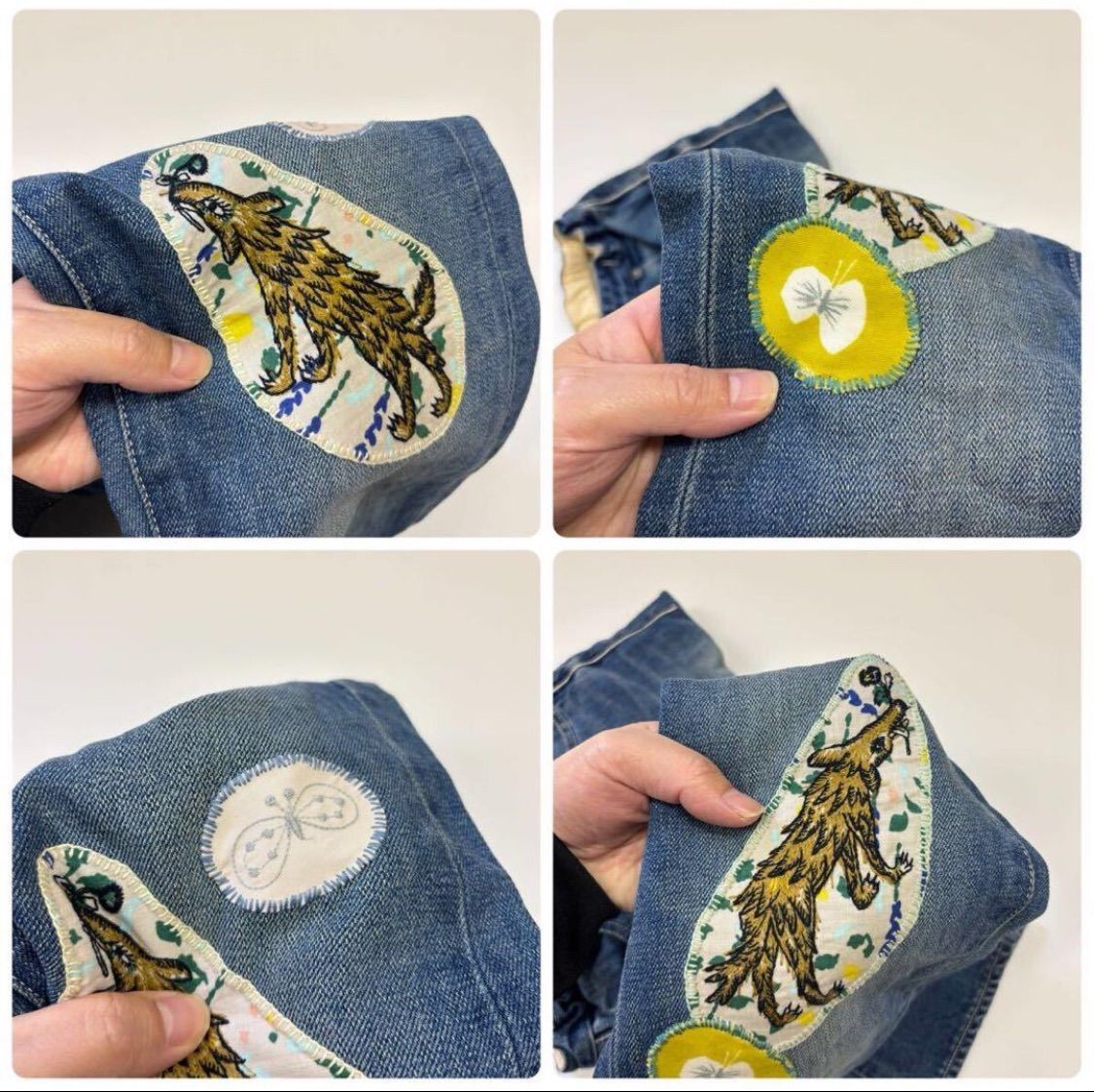 ミナペルホネン　デニム　キッズ　130cm always デニム - minä perhonen