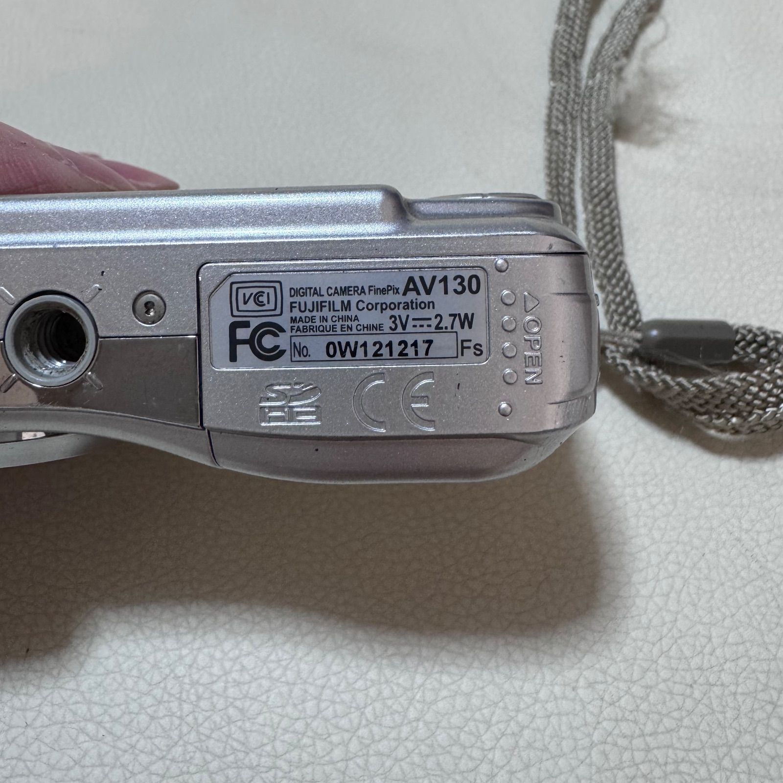 【美品】FUJIFILM FINEPIX AV130 シルバー　動作確認済 美品】FUJIFILM FINEPIX AV130 シルバー 動作確認済 美品】FUJIFILM