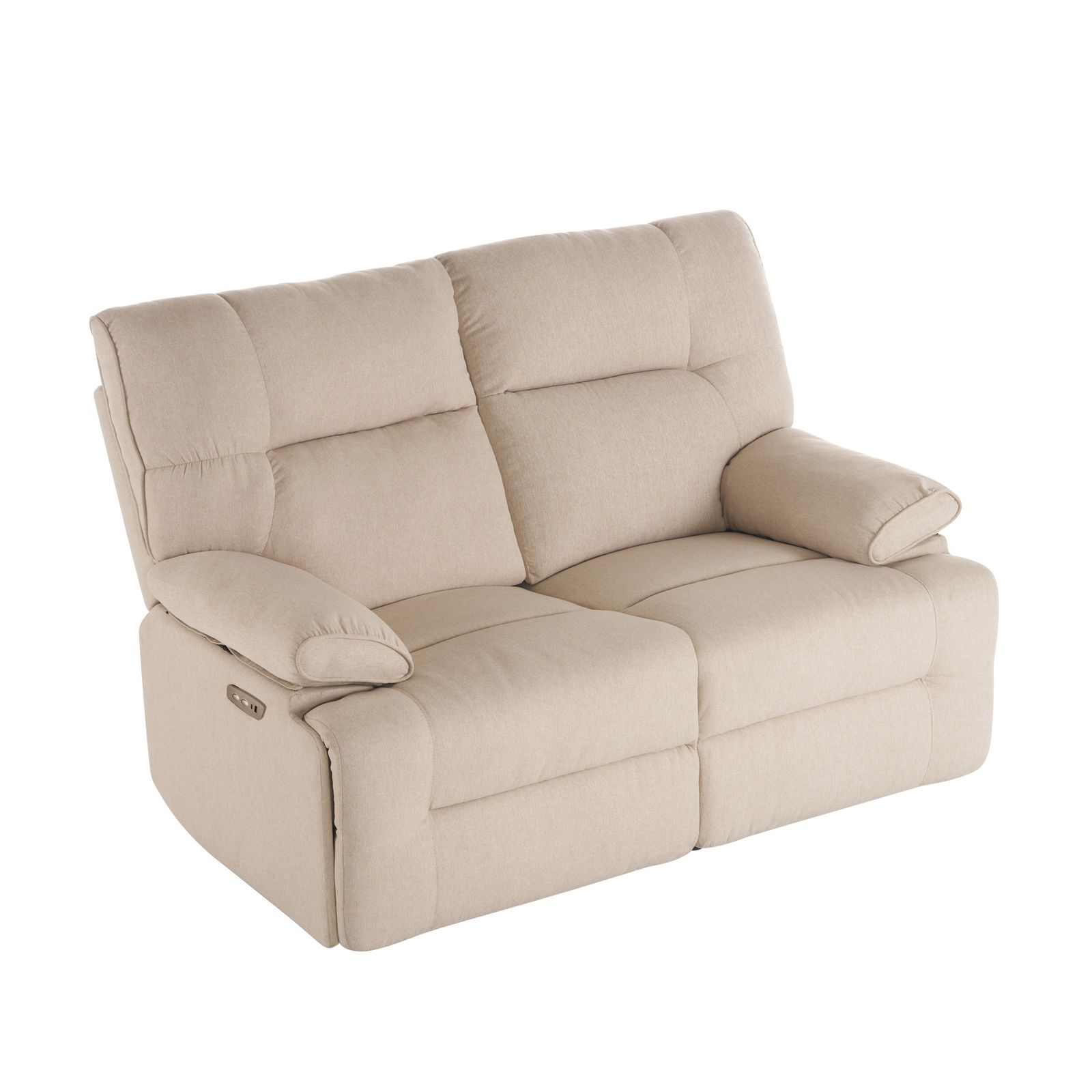 リクライニングチェア リクライニングソファ 2人掛け ファブリック