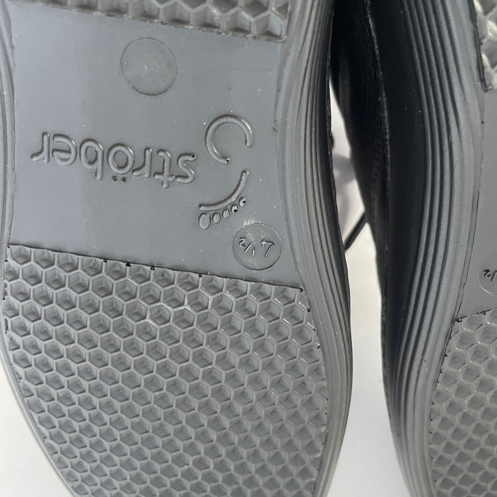 美品】Strober ストロバー レザー コンフォートショートブーツ 4 1/2