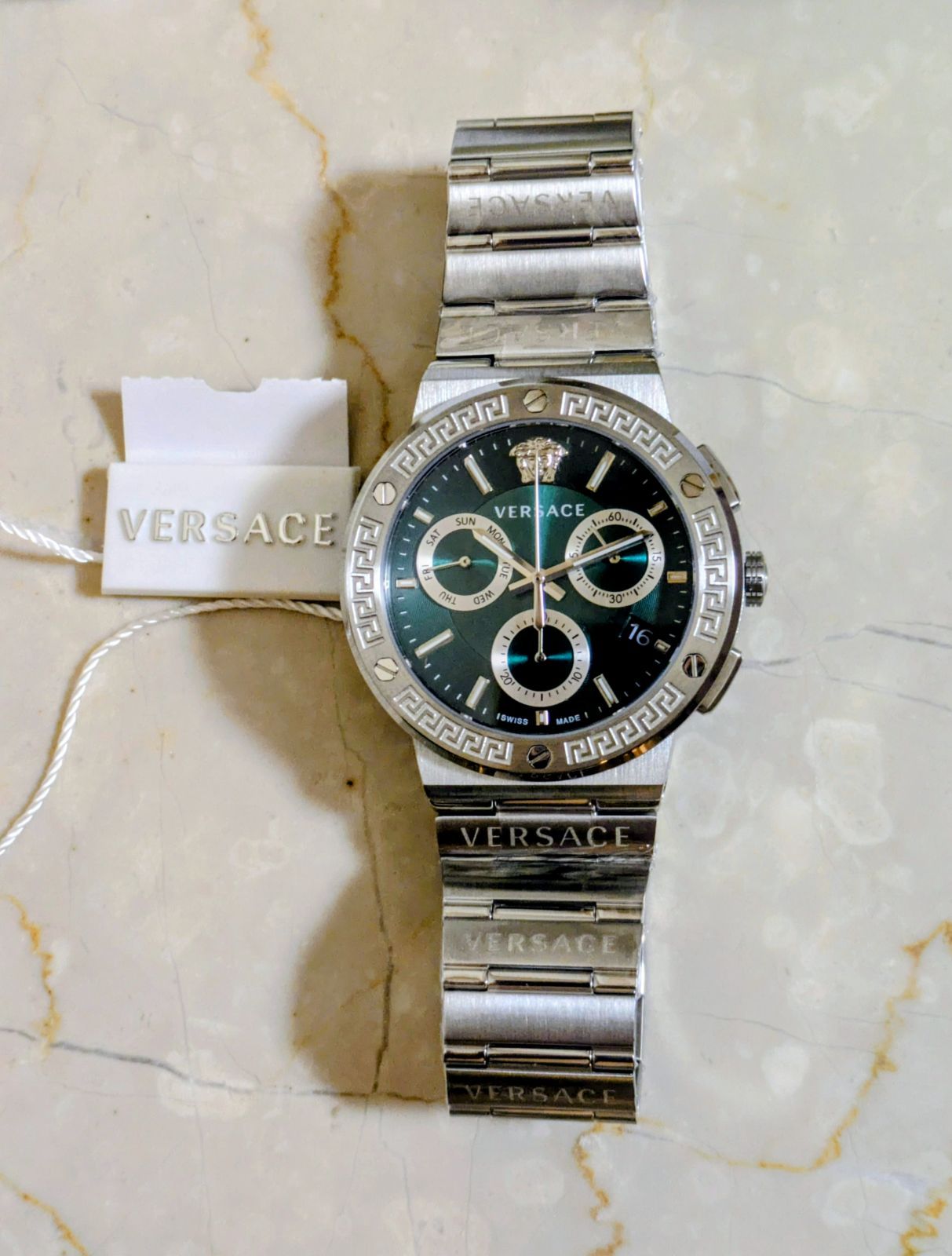 VERSACE VEZ900121 ベルサーチ ヴェルサーチェ GRECA LOGO CHRONO