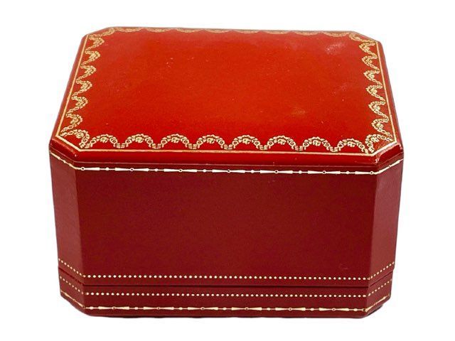 カルティエ ケース 時計用 空き箱 ボックス BOX レッド 赤 箱 空箱