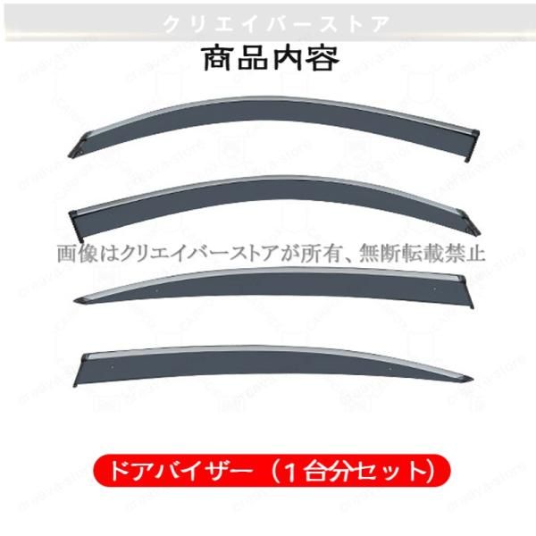 3シリーズ(BMW)F30対応用ドアバイザー サイドバイザー スモーク 