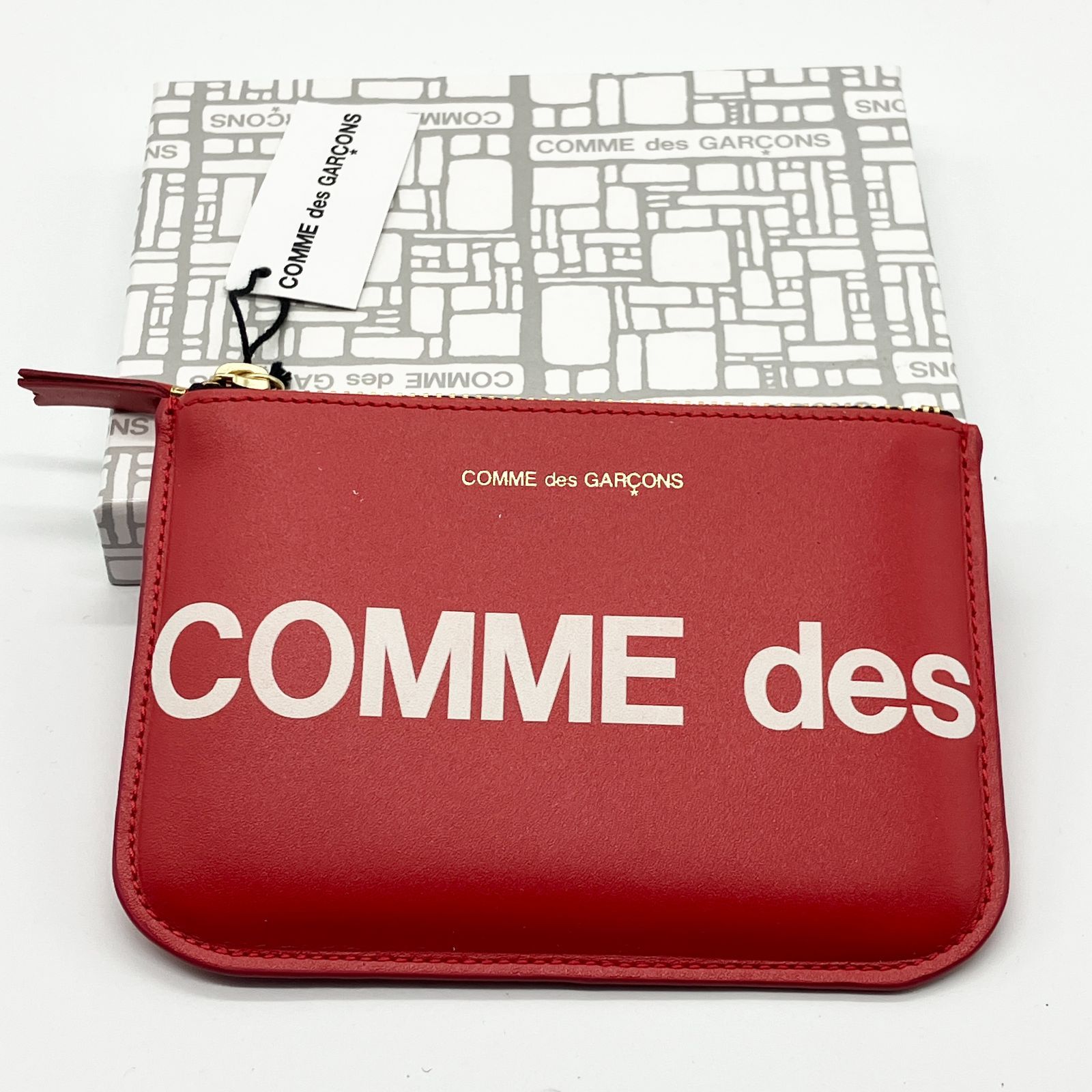 COMME DES GARCONS コムデギャルソン コインケース 小銭入れ レザー 赤