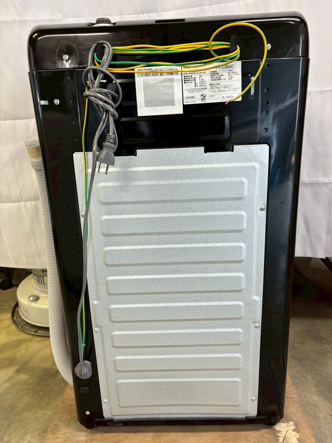 Haier 全自動洗濯機 JW-U55MK 2024年製 洗濯5.5kg - メルカリ