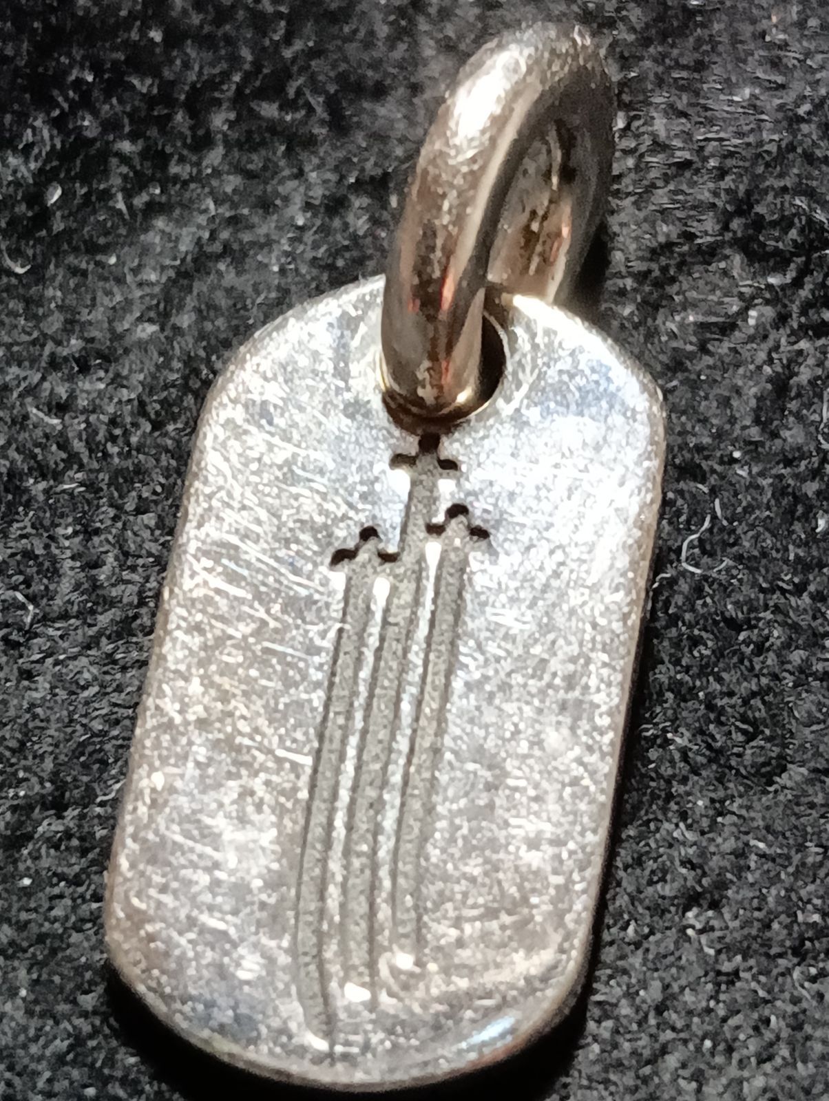 新品仕上げ☆DT TNY RS3 RS3クロスタイニードッグタグ ペンダント