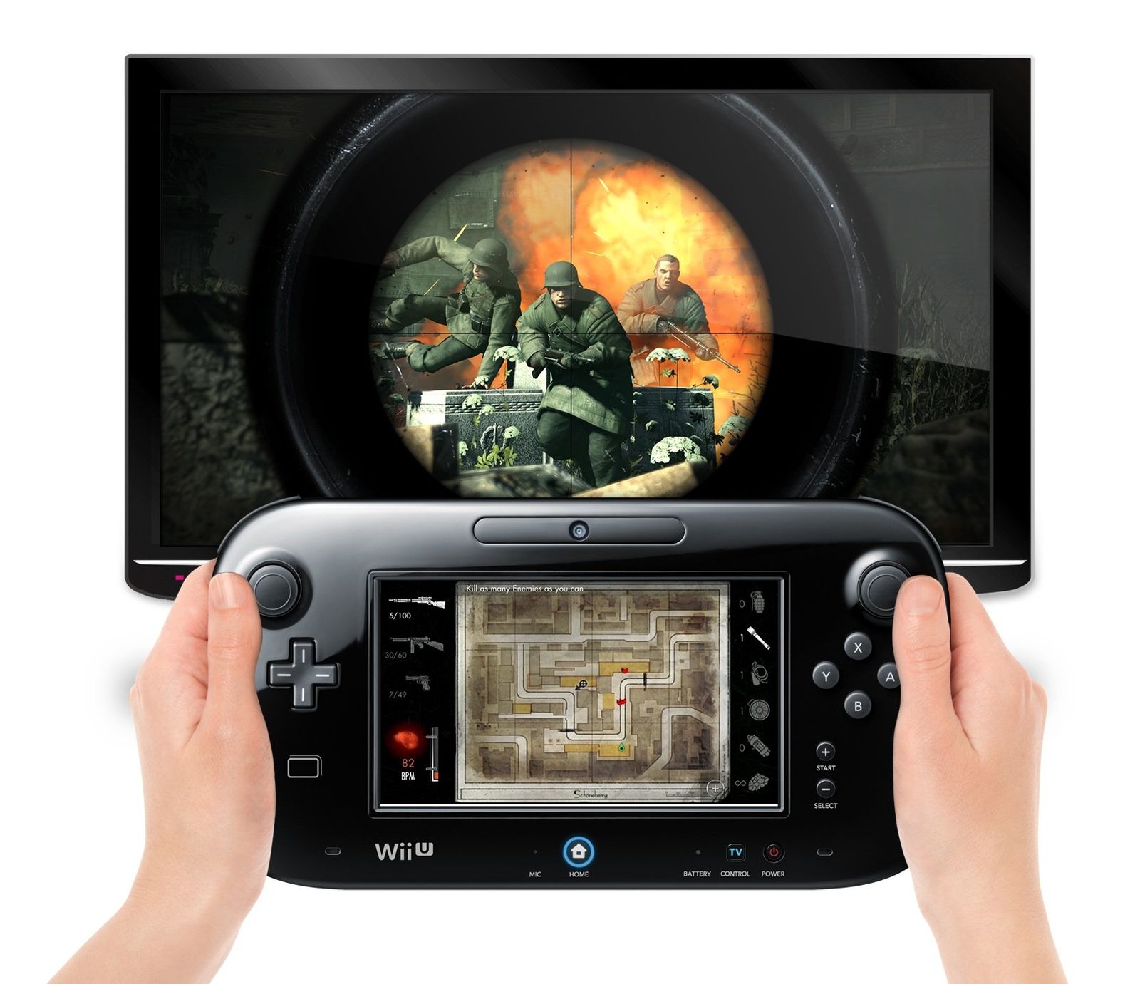 Wii スナイパー U - V2 エリートV2 Elite メルカリ Sniper WiiU (Nintendo ゲーム V2） （Sniper エリート MINTY