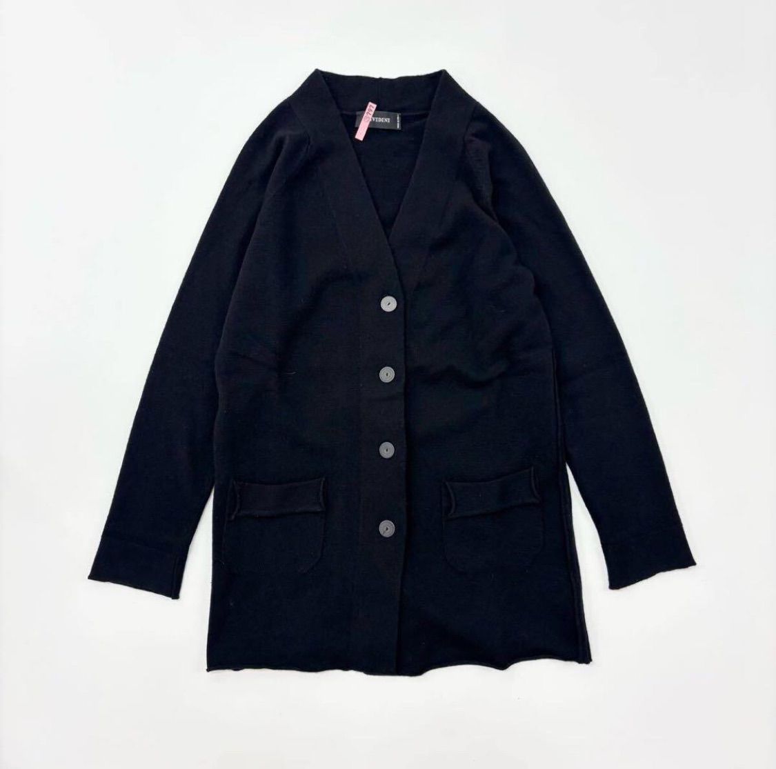 CIVIDINI チヴィディーニ ロング カーディガン ネイビー 系 サイズ 38