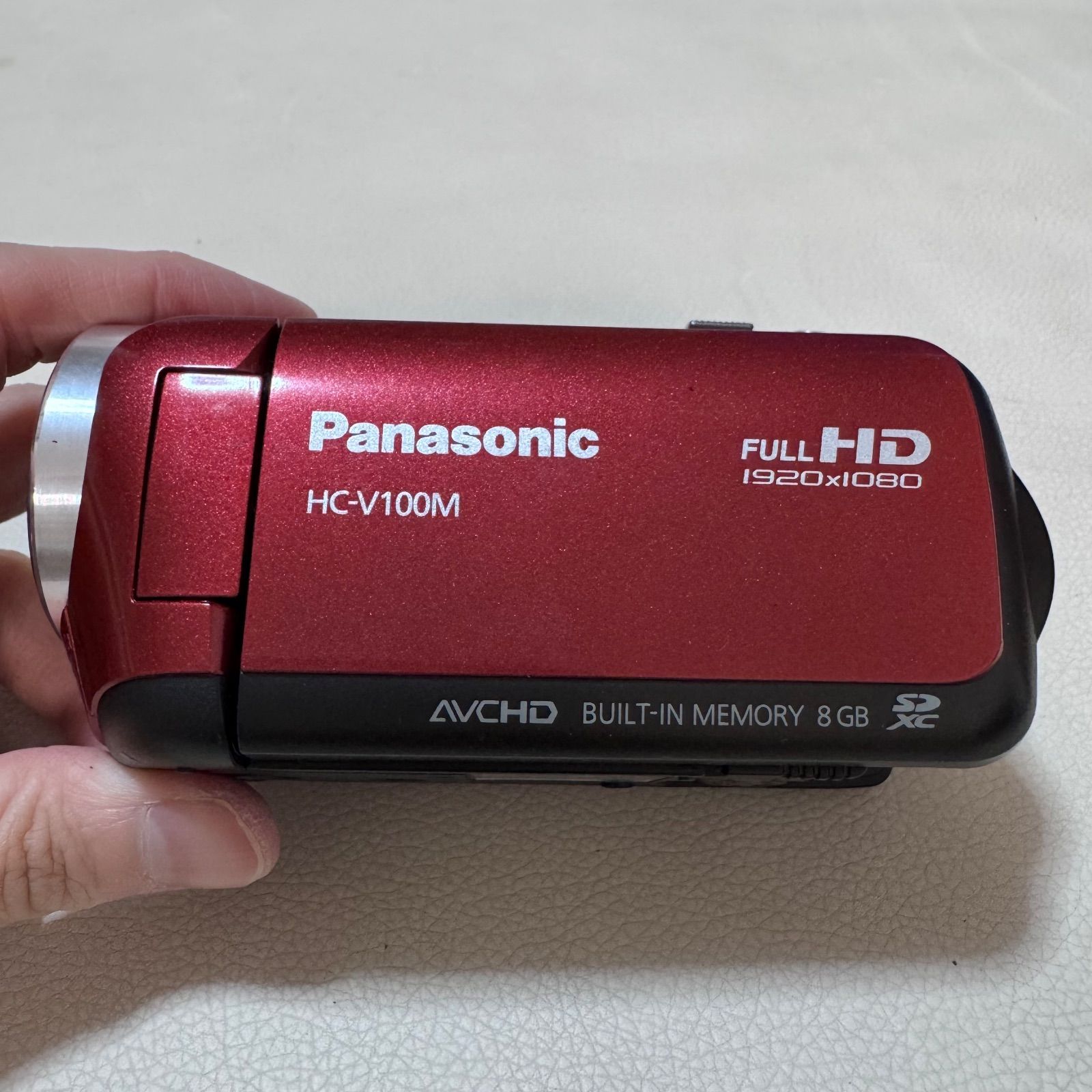 【動作確認済み】 Panasonic HC-V100Mビデオカメラ Panasonic パナソニック HC-V100M 2012年製 ビデオカメラ 動作確認済