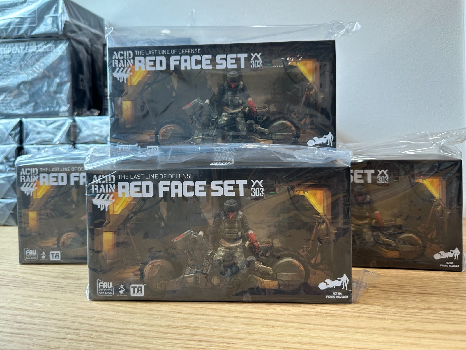 Acid Rain World FAV-SP26 Red Face Set アシッドレイン ワールド 1/18