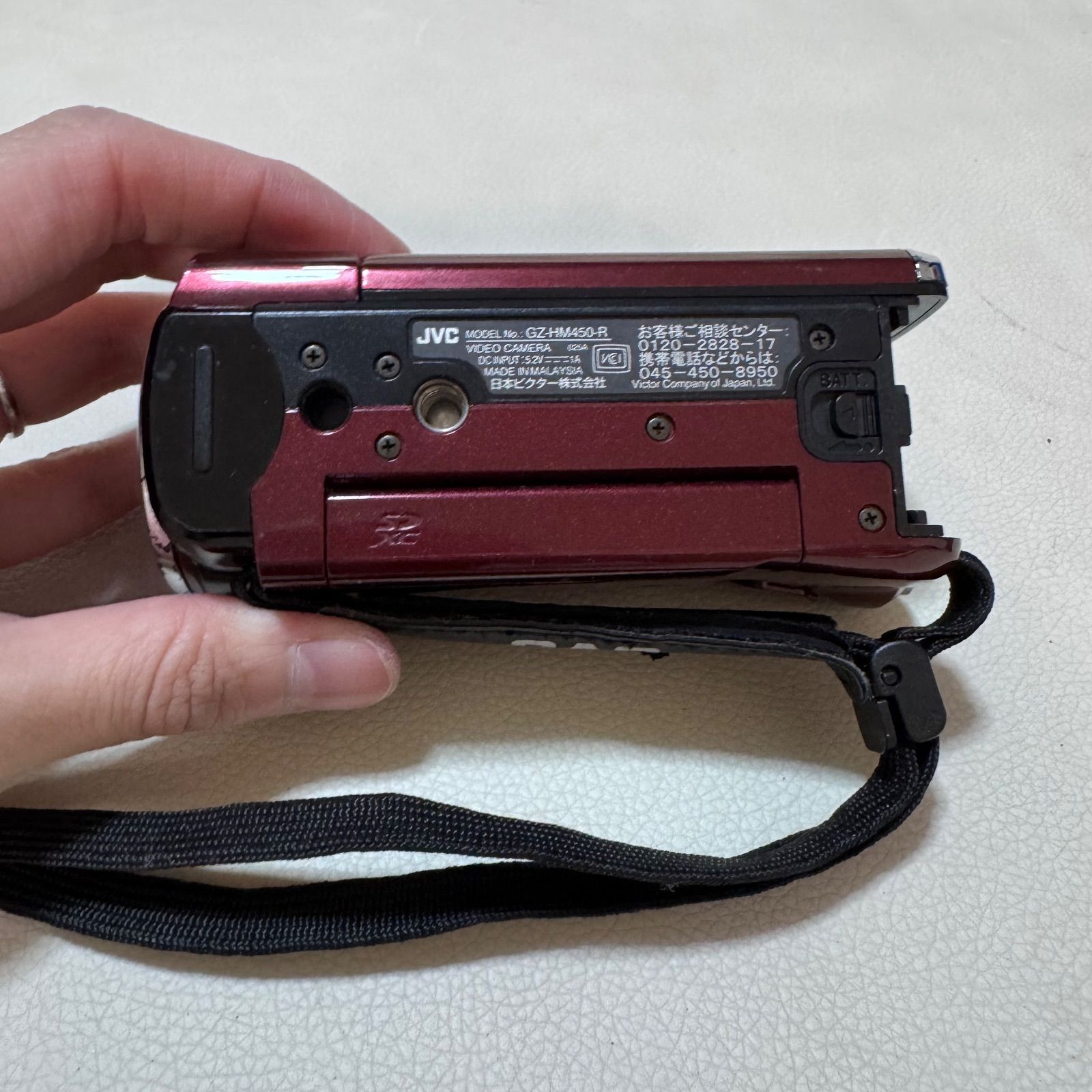 JVC Everio GZ-HM450-R 2011年製 ビデオカメラ 動作確認済 - メルカリ