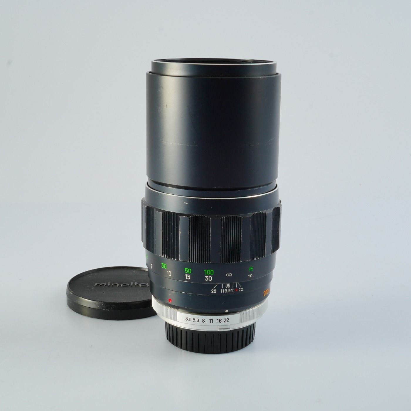 MINOLTA ミノルタ MC TELE ROKKOR-QF 200mm F/3.5 単焦点レンズ - メルカリ