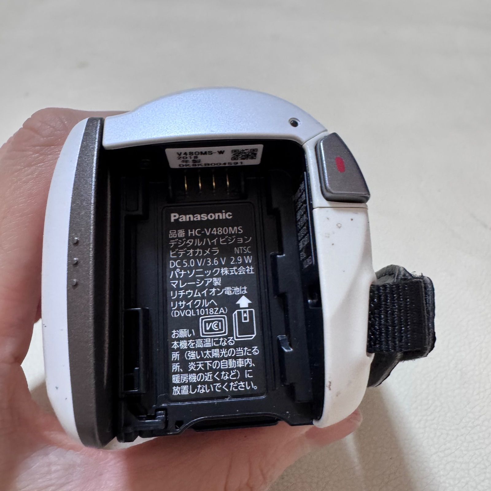 動作品　Panasonic HC-V480MS ビデオカメラ 本　体2018年製 Panasonic パナソニック HC-V480MS 2018年製 デジタルハイビジョン