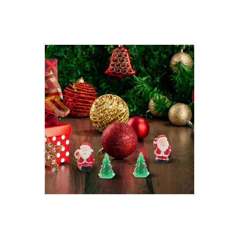 新品】 LEDMOMO クリスマス 飾り ミニチュア 置物 樹脂3Dクリスマス