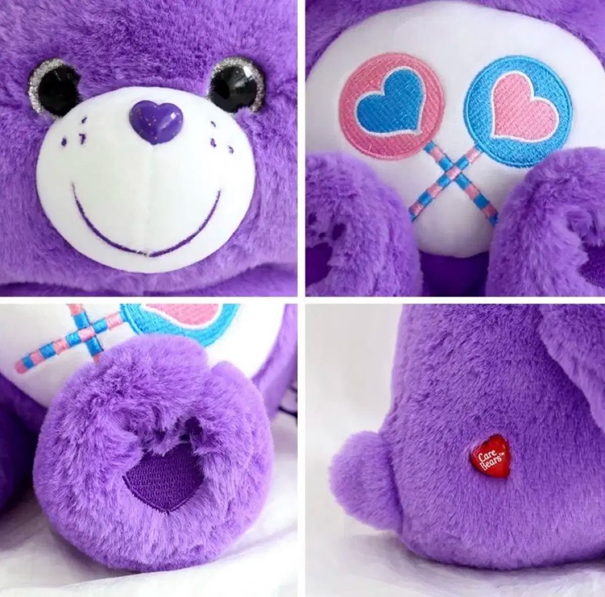 ケアベア　シェアベア　ジャンボ　ぬいぐるみ　むらさき　大きい Amazon.co.jp: 【costco コストコ】【ケアベア Care Bears】パープル